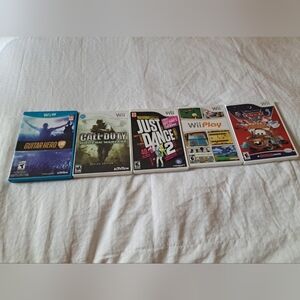 5 Five Wii Games $50